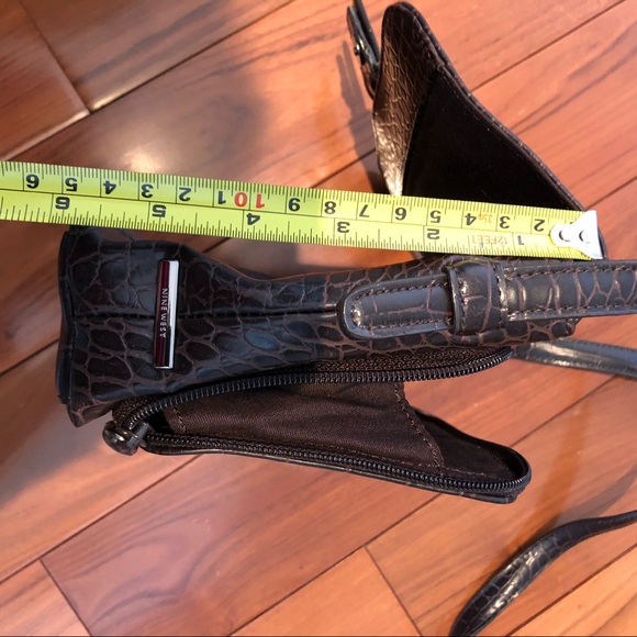 Nine West NWOT Earth Brown Vegan Reptile Snake - Picture 9 of 9